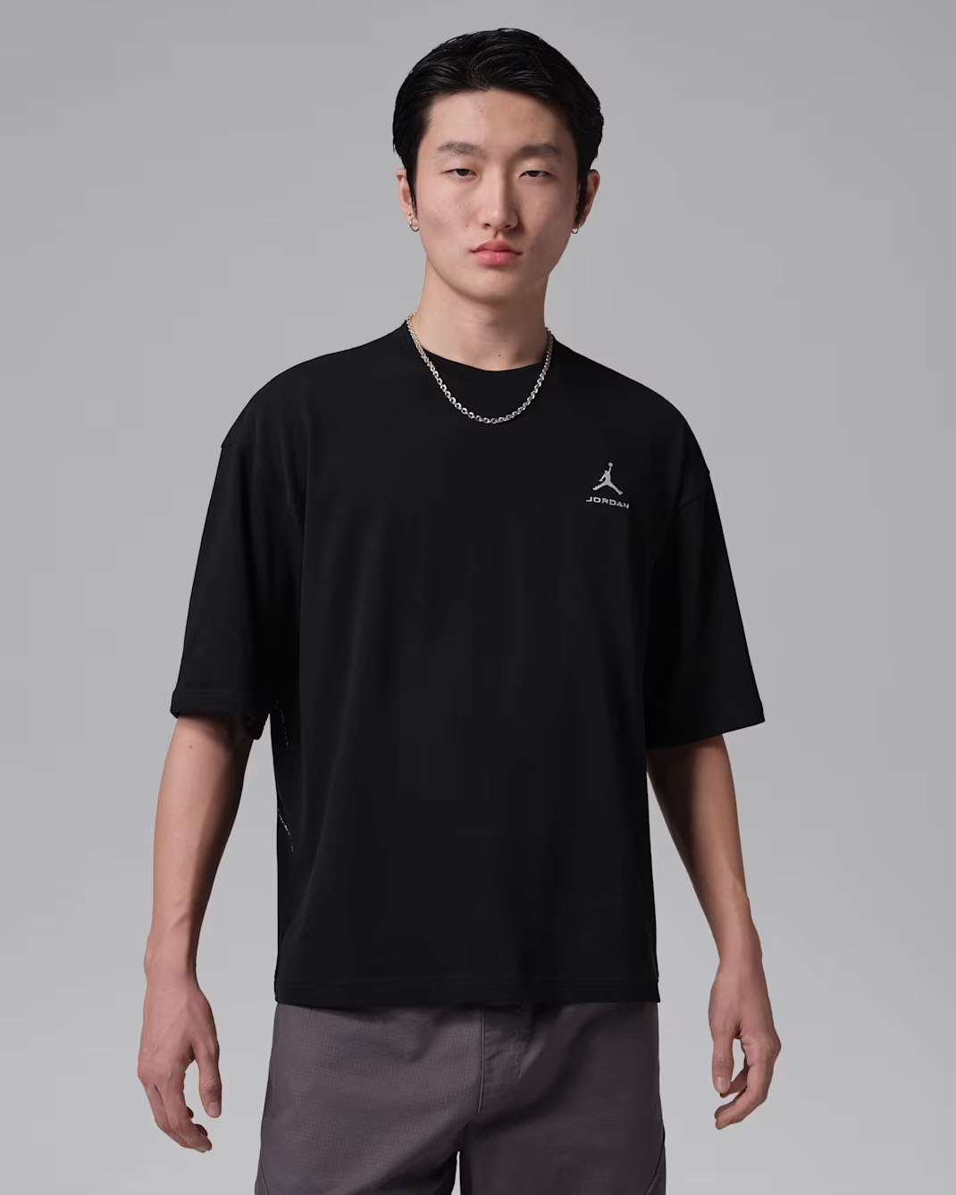 Jordan-Black-Cat-Mens-Oversized-T-Shirt-1