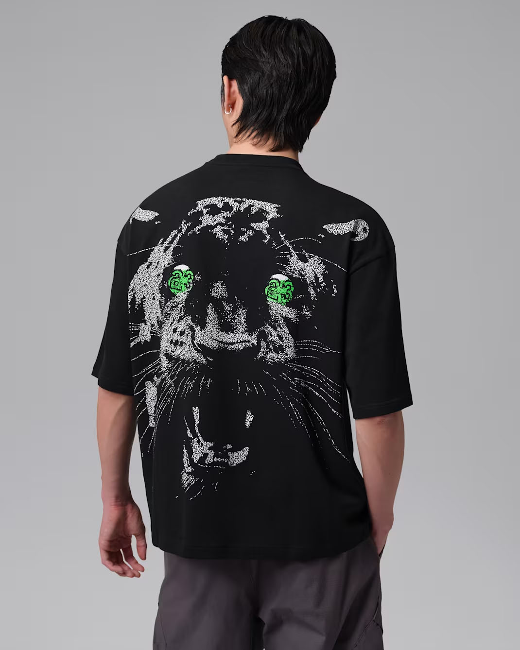Jordan-Black-Cat-Mens-Oversized-T-Shirt-2