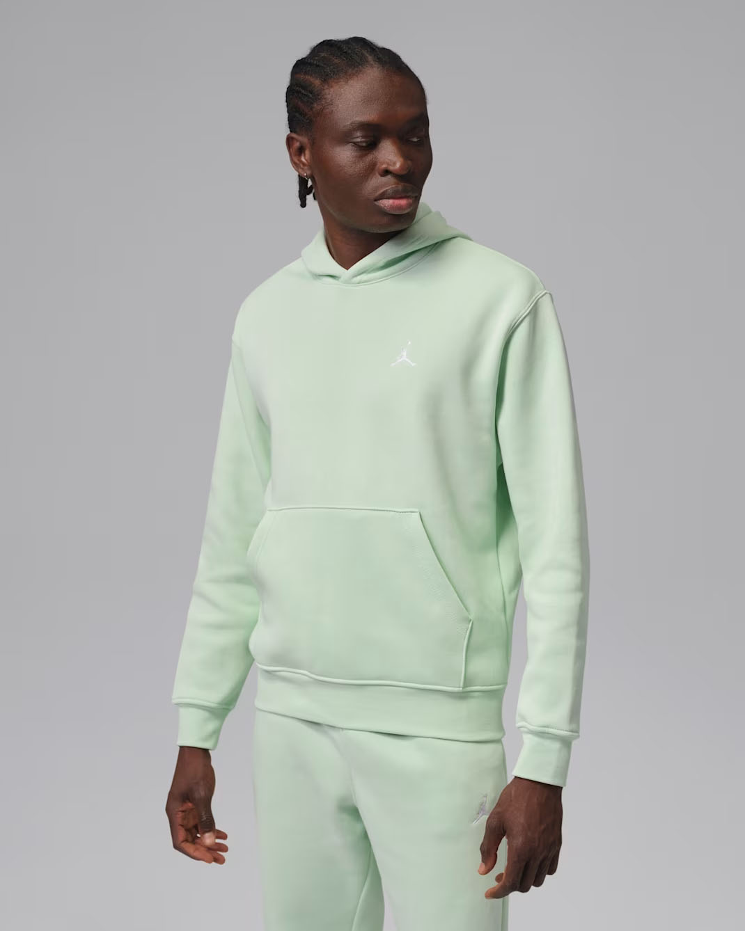 Jordan Brooklyn Fleece Men's Hoodie Jade Aura