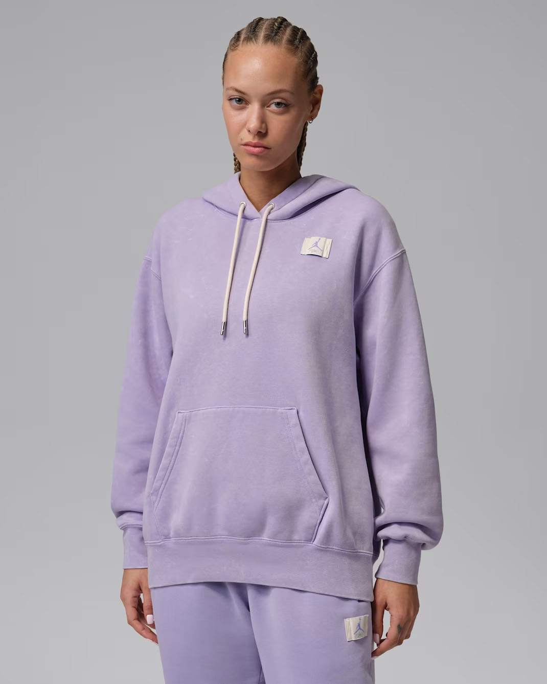 Jordan Brooklyn Fleece Women's Pullover Hoodie Hydrangeas 1