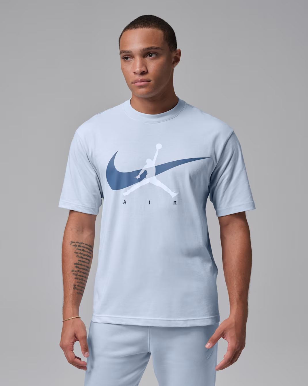 Jordan Brooklyn Men's Jumpman T-Shirt Aura Squadron Blue