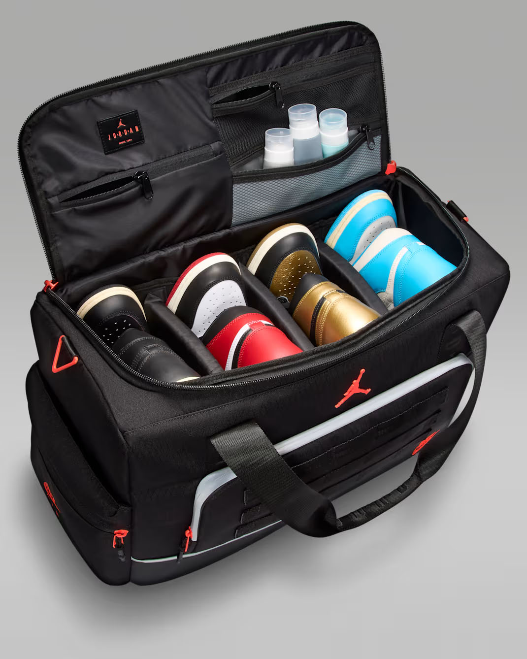 Jordan Collectors Duffel Bag Black Infrared 2