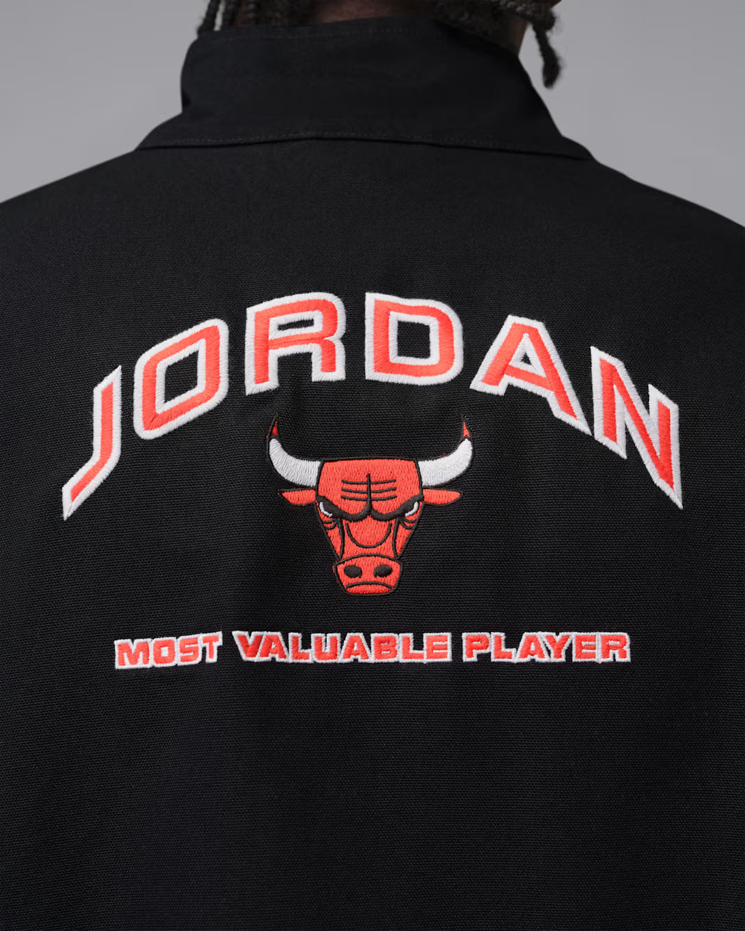 Jordan Flight Chicago Bulls Men's Graphic Workwear Jacket Black 3