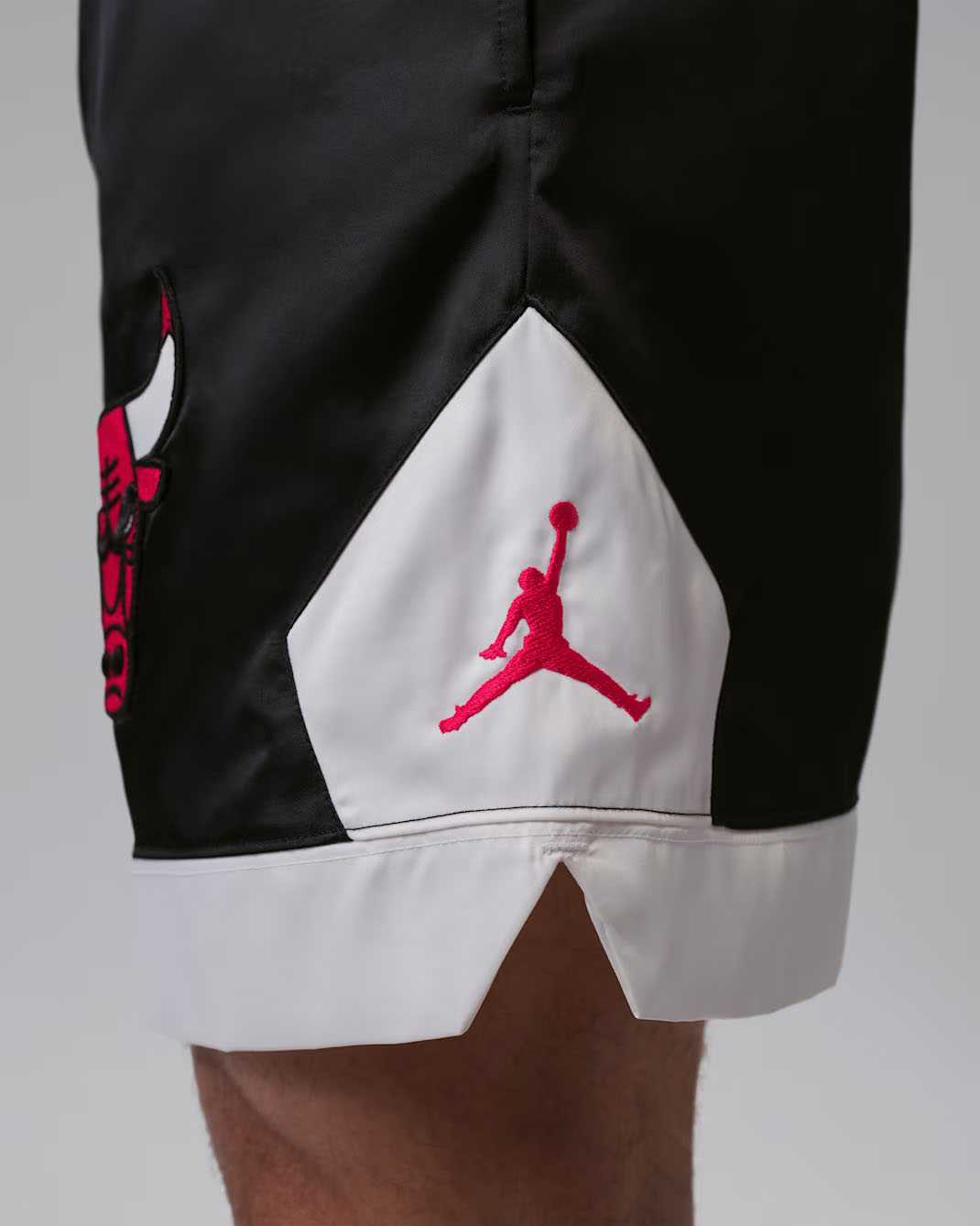 Jordan Flight Men's Muay Thai Shorts Black White Red 3