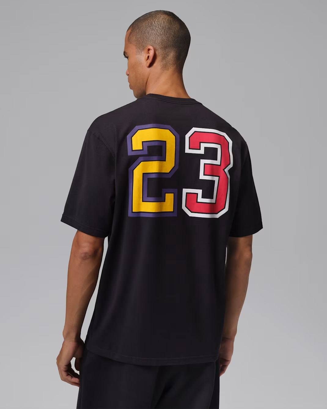 Jordan LA to Chicago Mens Black T Shirt 2