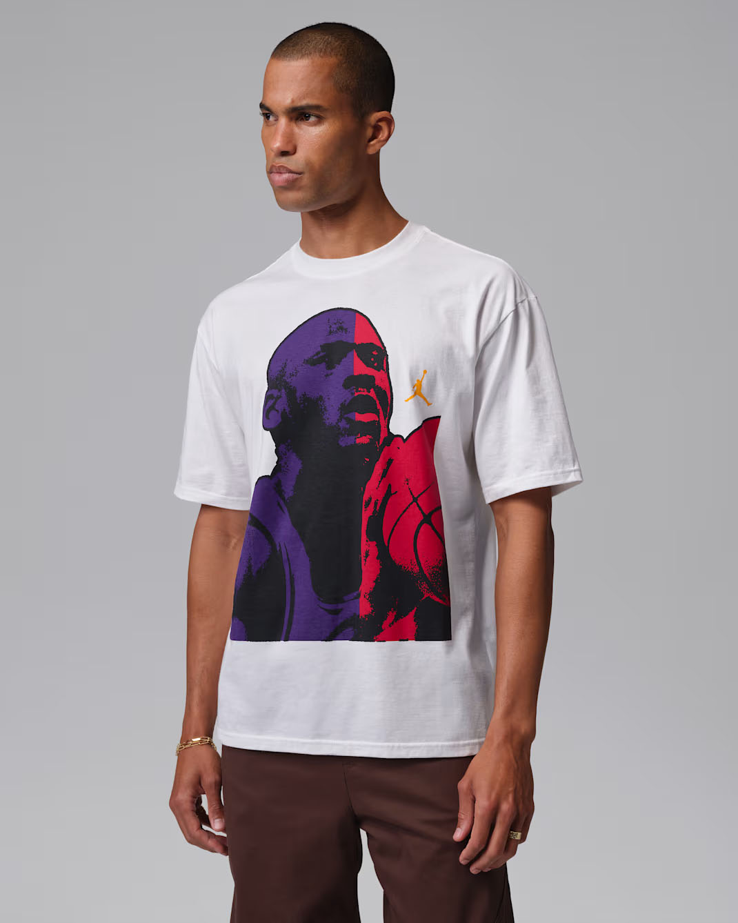 Jordan LA to Chicago Men's T-Shirt White 1