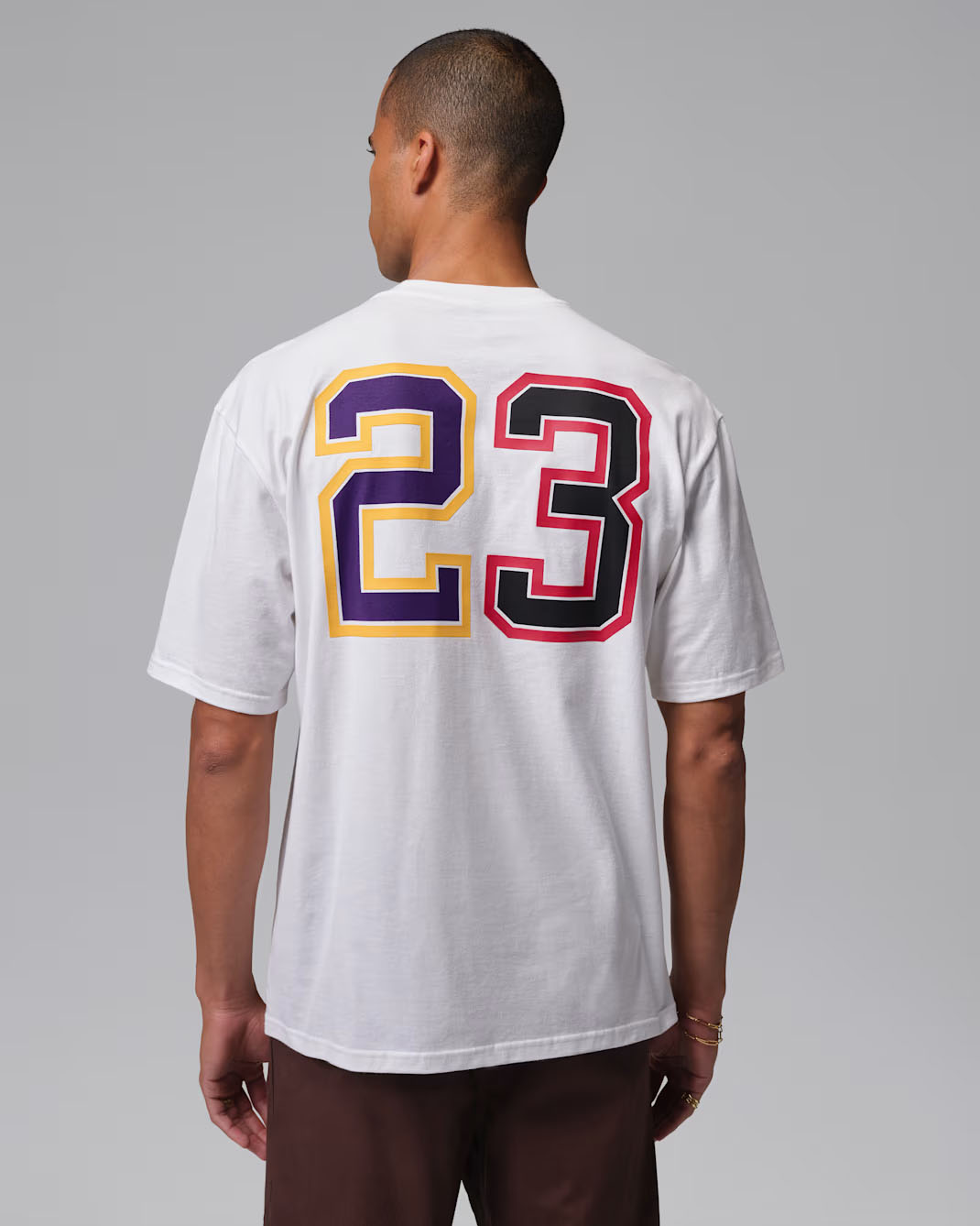 Jordan LA to Chicago Men's T-Shirt White 2