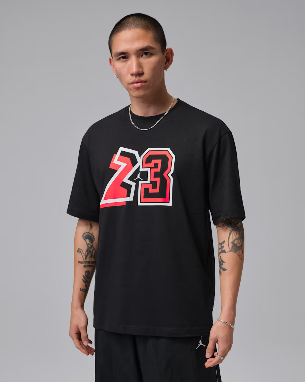 Jordan Men's 23 Graphic T-Shirt Black Infrared 1