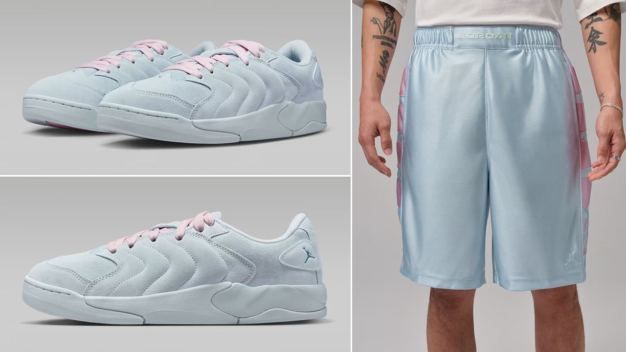Jordan Session Aura Iced Carmine x Jordan Brooklyn Men’s Cat Scratch Shorts