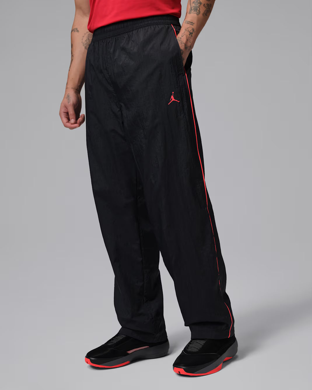 Jordan Sport Classic Mens Pants Black Infrared 23