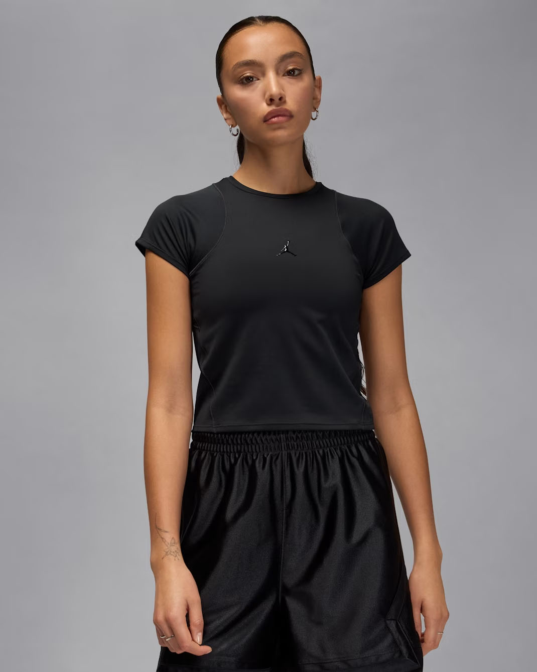 Jordan Sport Flightweight Women's Dri-FIT Short-Sleeve Top Black