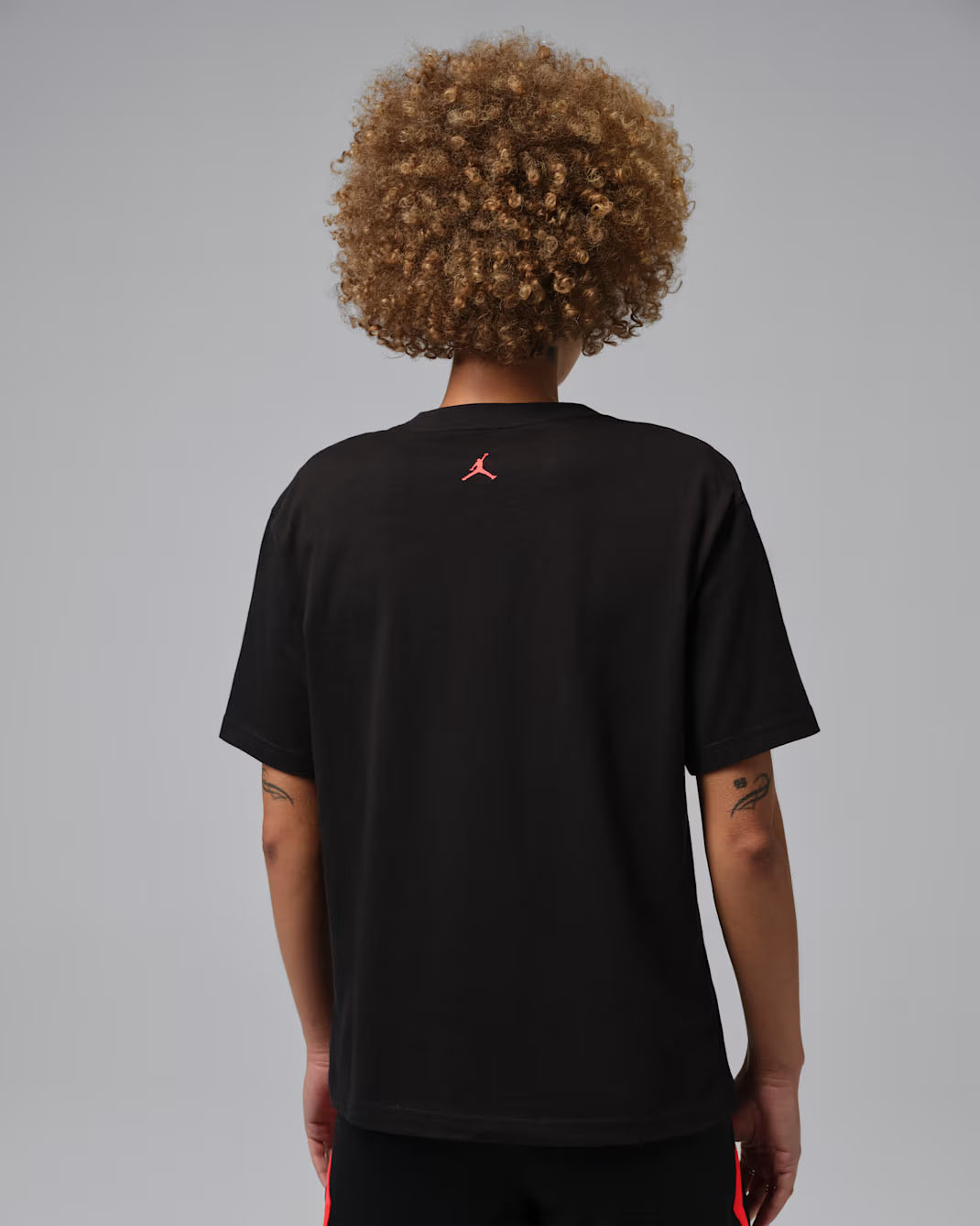 Jordan Sport Heritage Women's Dri-FIT Graphic T-Shirt Black Infrared 2