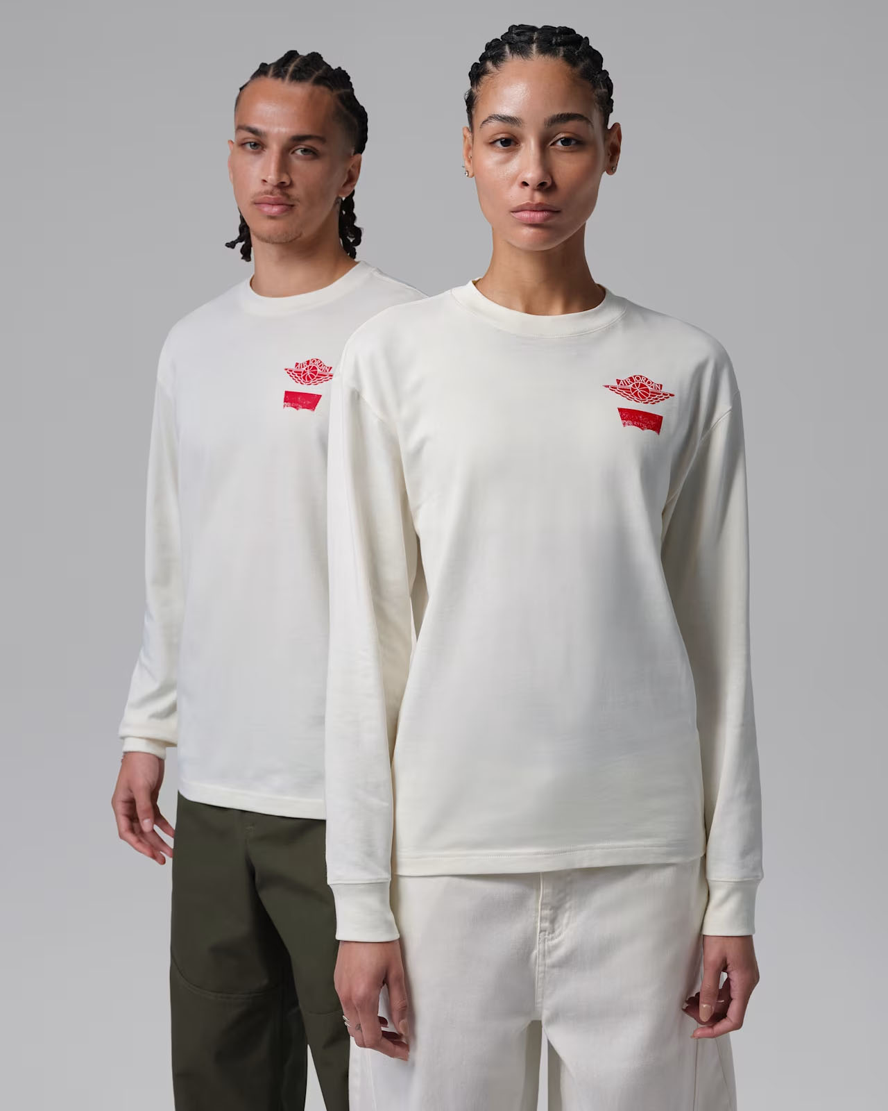 Levis Air Jordan 3 Denim Long Sleeve T Shirt 1