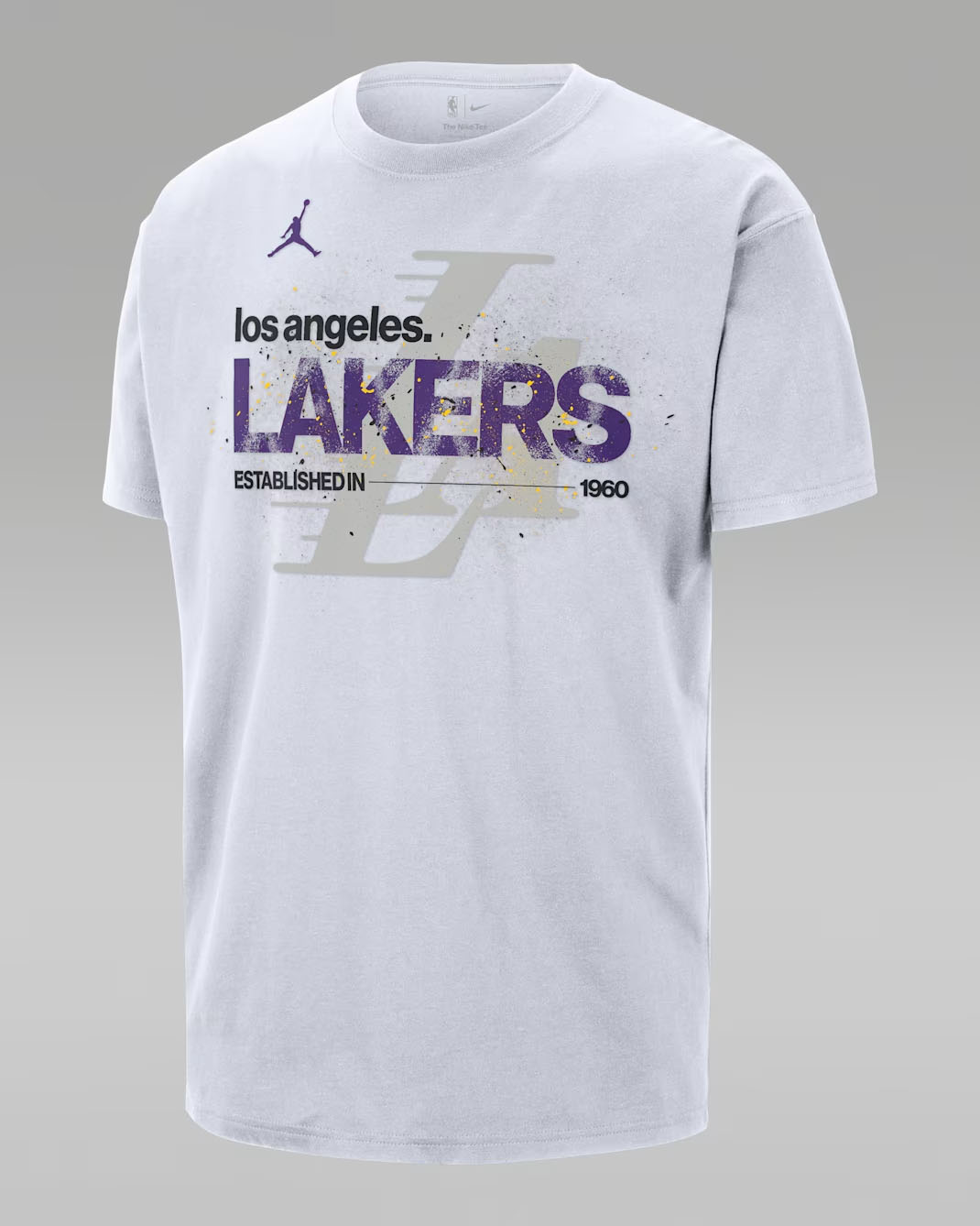 Los Angeles Lakers Courtside Men's Jordan '85 NBA Statement T-Shirt White