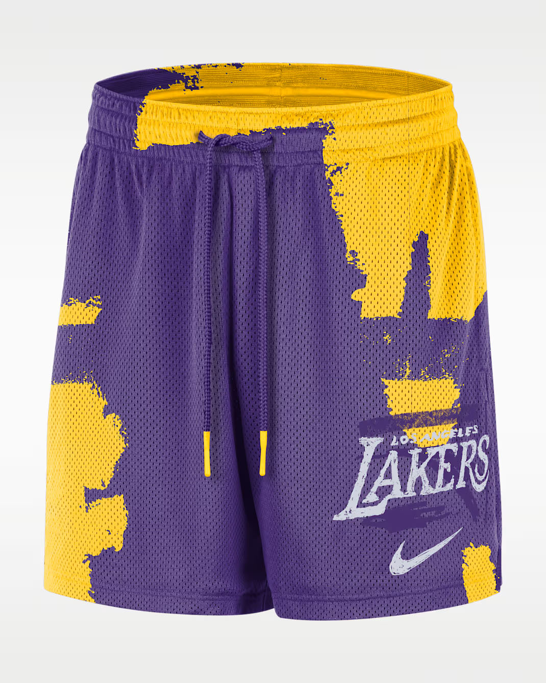 Los Angeles Lakers Courtside Men's Jordan Dri-FIT NBA Mesh Practice Shorts