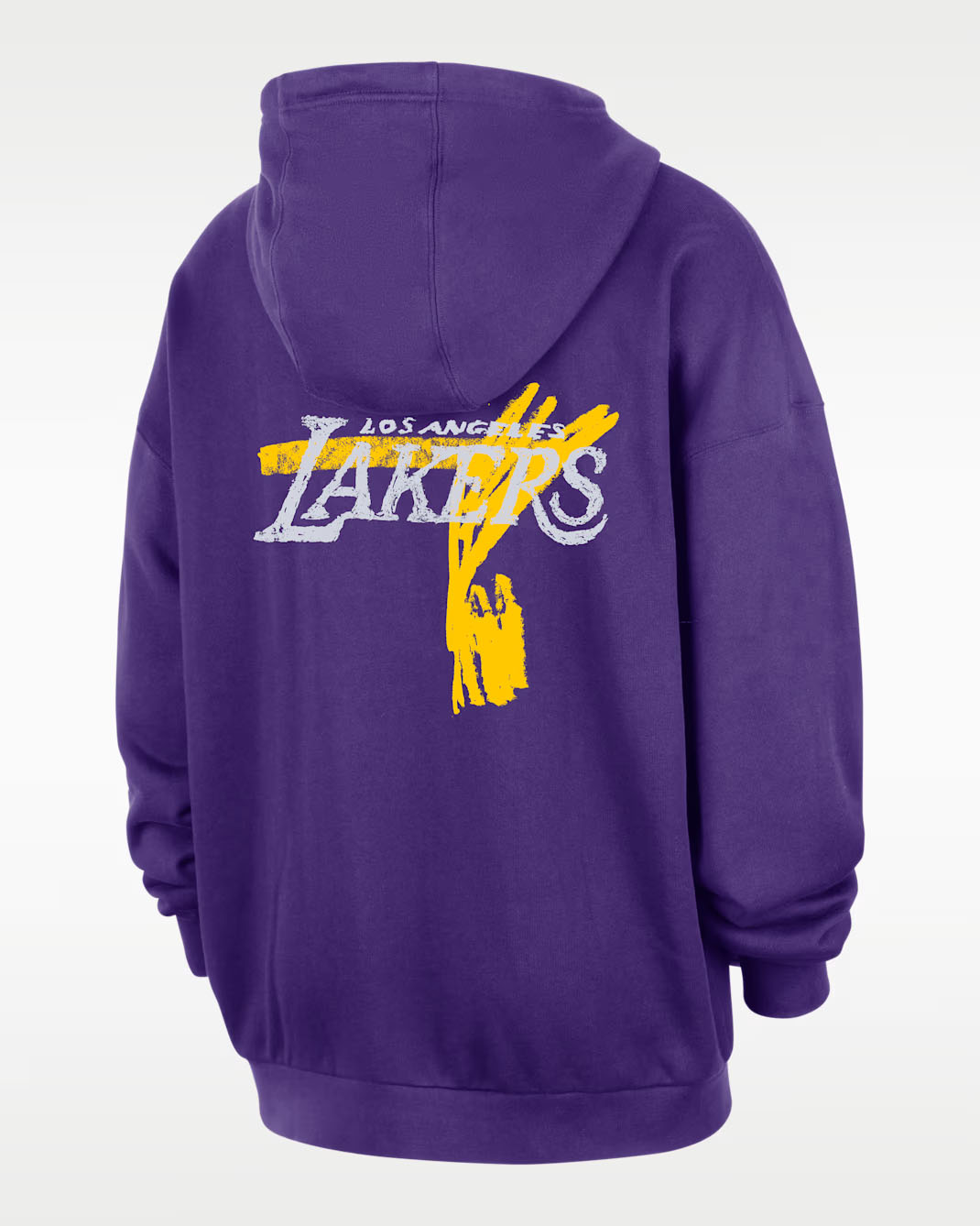 Los Angeles Lakers Courtside Men's Jordan NBA Club Premium Pullover Hoodie 2