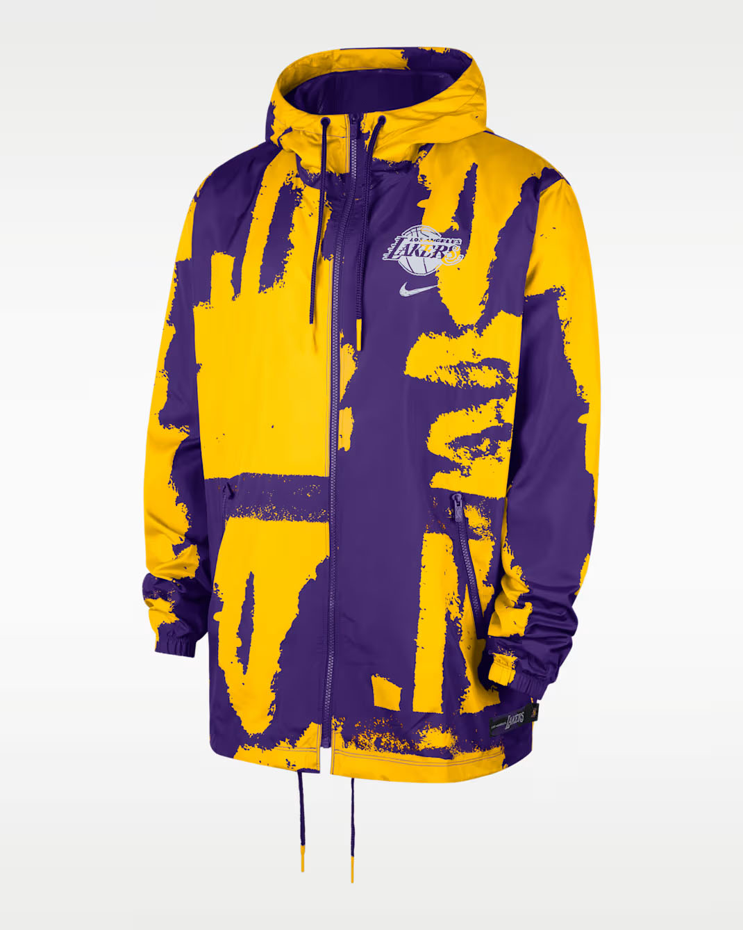 Los Angeles Lakers Courtside Men's Nike NBA Club Woven Full-Zip Jacket