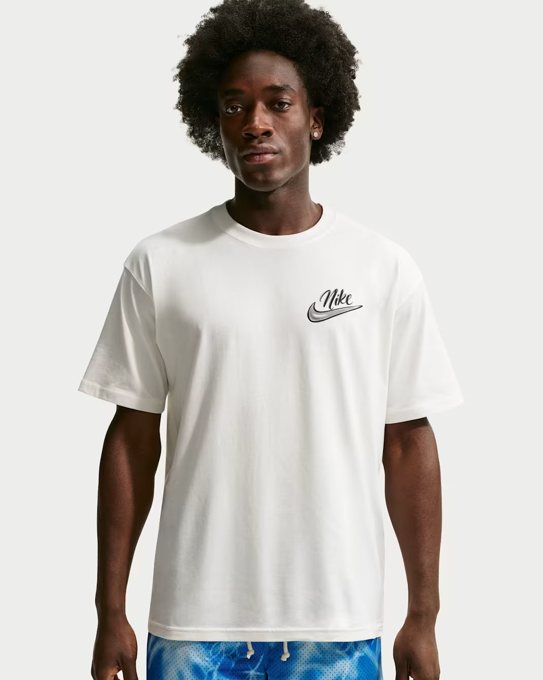 NIke City of Angels Mens Basketball T Shirt Sail 1