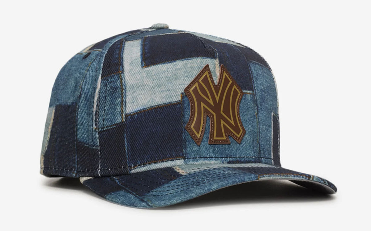 New Era New York Yankees A-Frame Denim Patchwork Snapback Hat