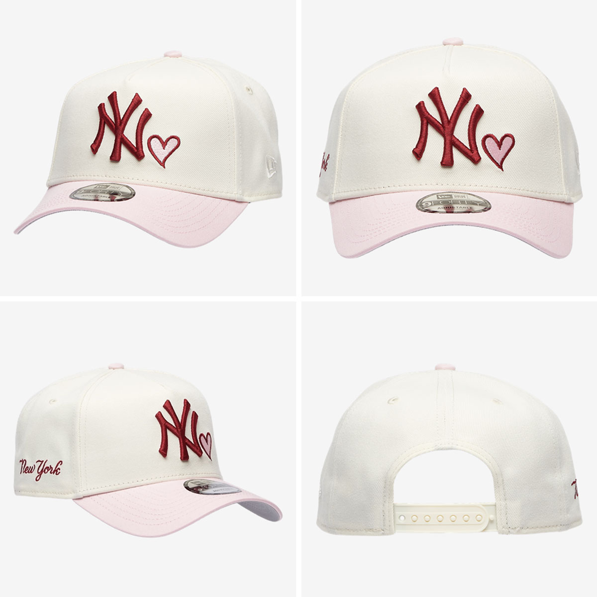 New-Era-New-York-Yankees-Valentines-Day-Heart-A-Frame-Snapback-Hat