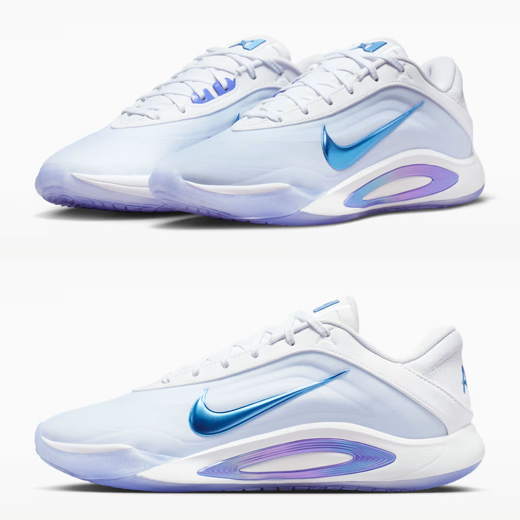 Nike A'One Blue Ice Basketball Shoes FZ8605-104