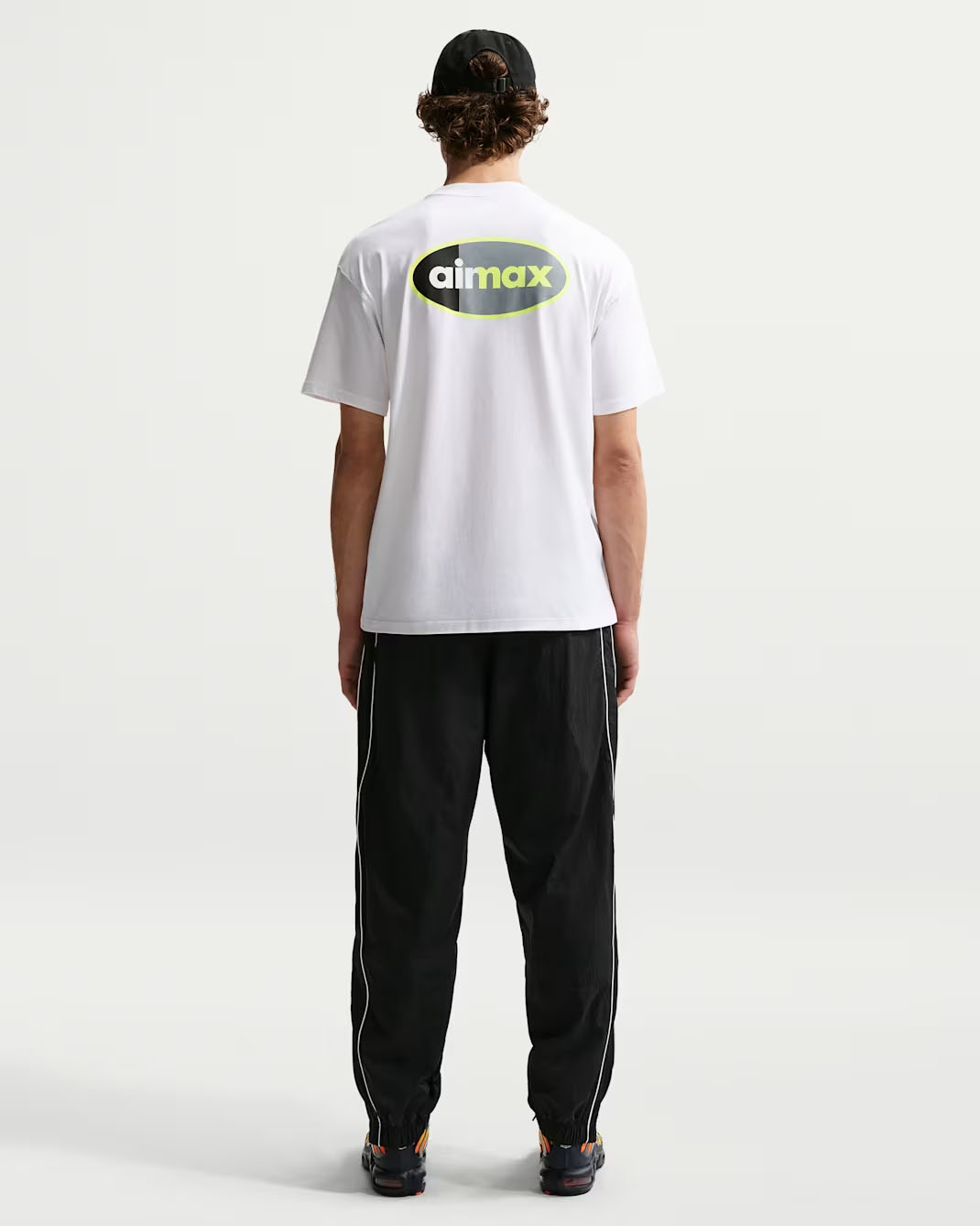 Nike Air Max 95 OG Neon 2026 Mens Woven Pants Black White Neon Yellow Outfit