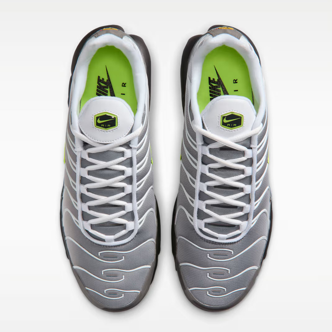 Nike Air Max Plus Neon Yellow Mens Sneakers 4