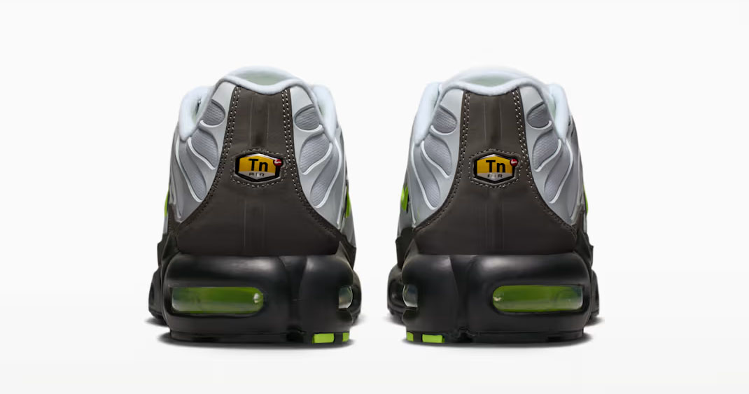 Nike Air Max Plus Neon Yellow Mens Sneakers 5