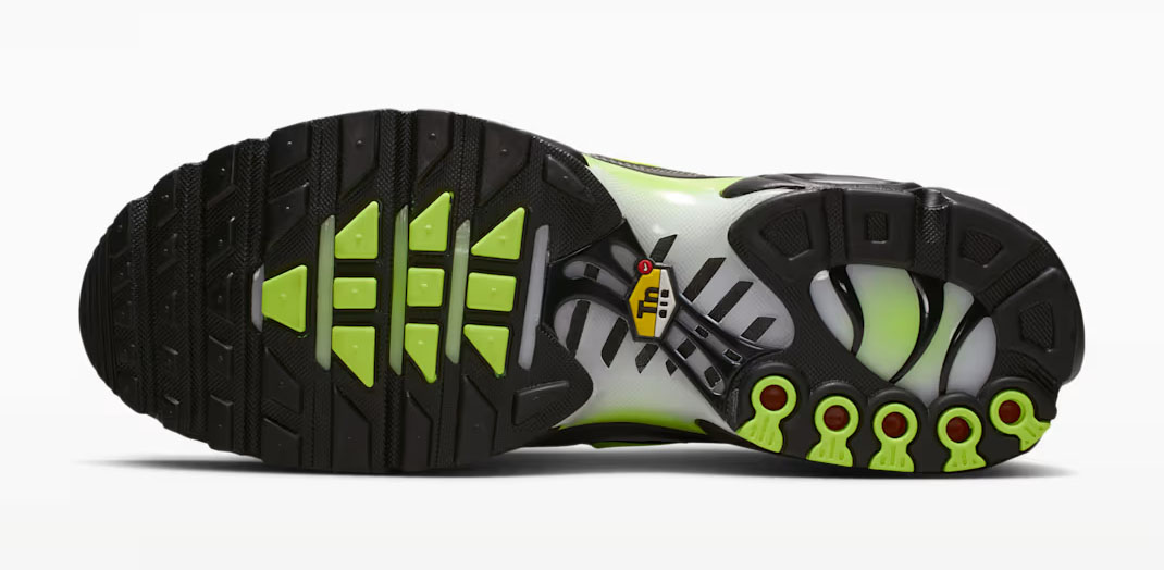 Nike Air Max Plus Neon Yellow Mens Sneakers 6