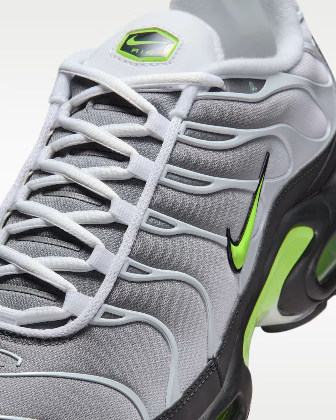 Nike Air Max Plus Neon Yellow Mens Sneakers 7