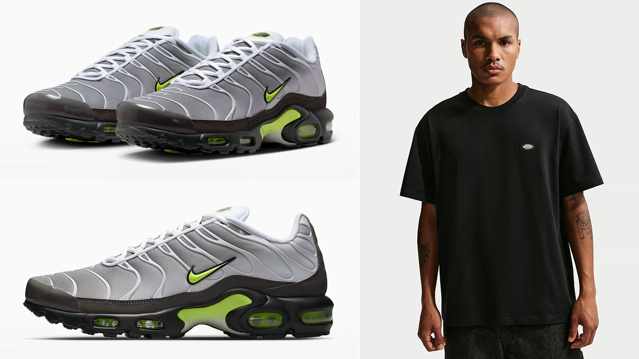 Nike Air Max Plus Neon Yellow x Nike Sportswear Air Max Men's T-Shirt