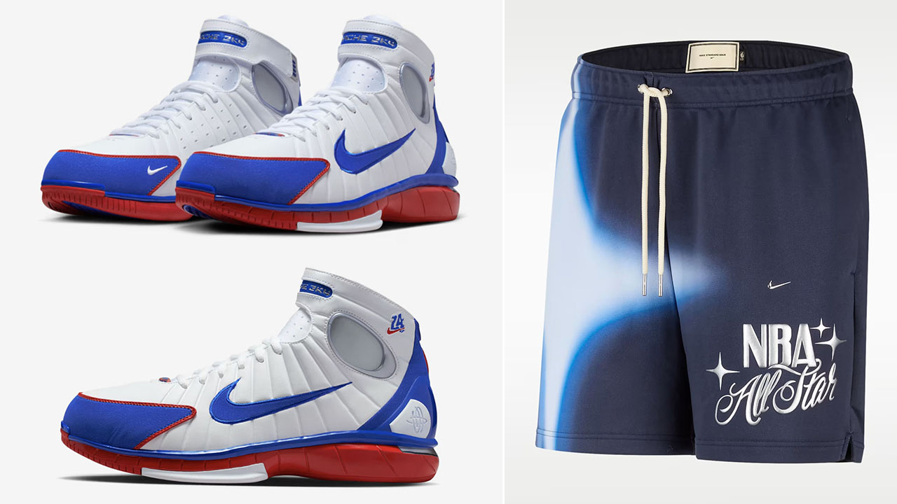 Nike Air Zoom Huarache 2K4 All Star 2026 NBA All Star Game Standard Issue Shorts