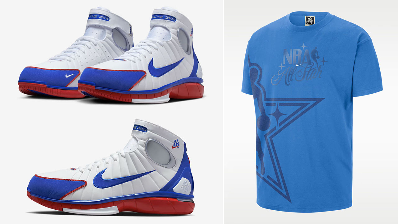 Nike Air Zoom Huarache 2K4 All Star 2026 NBA All Star Game T Shirt