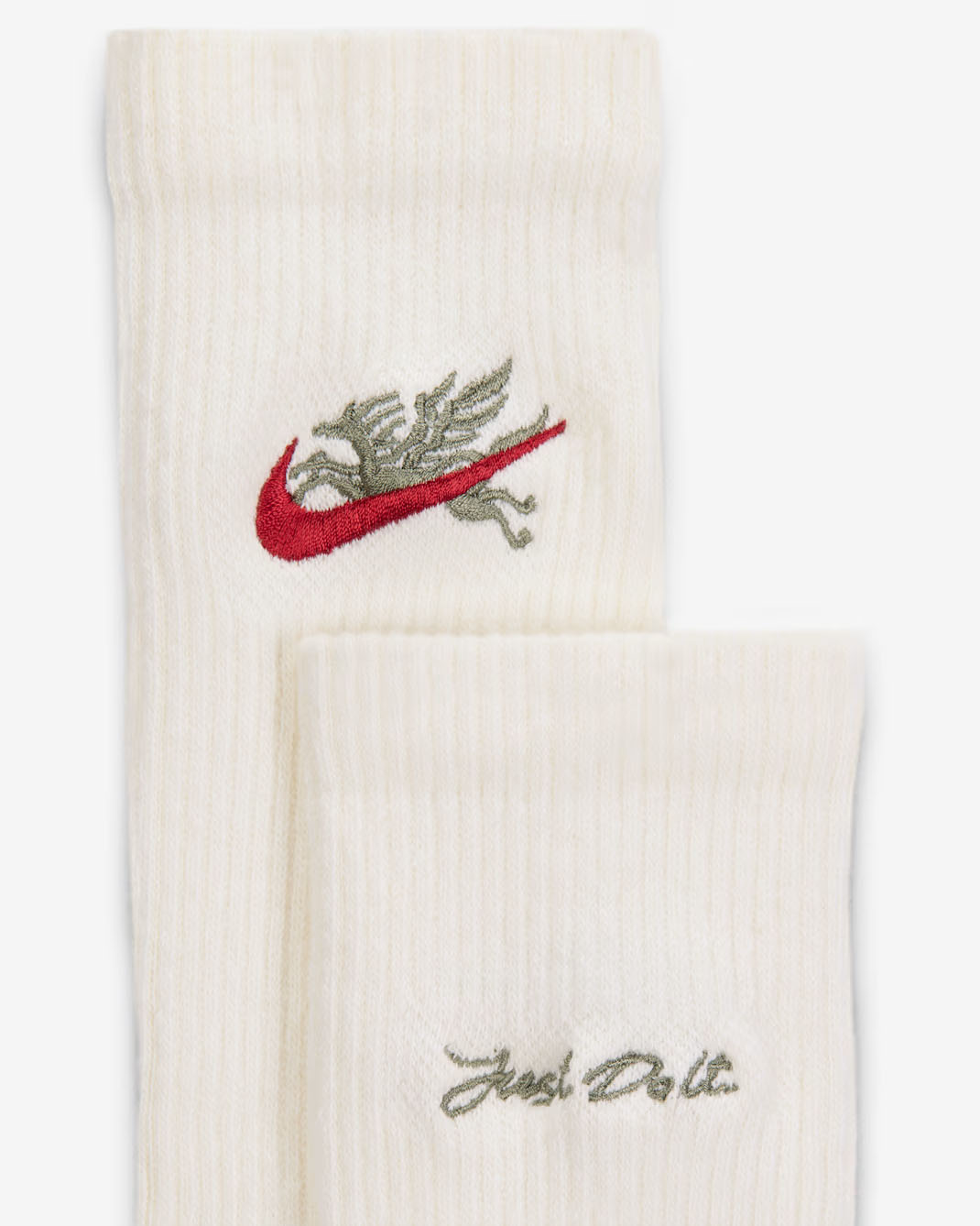 Nike Chinese Lunar New Year of the Horse 2026 Crew Socks Sail 2