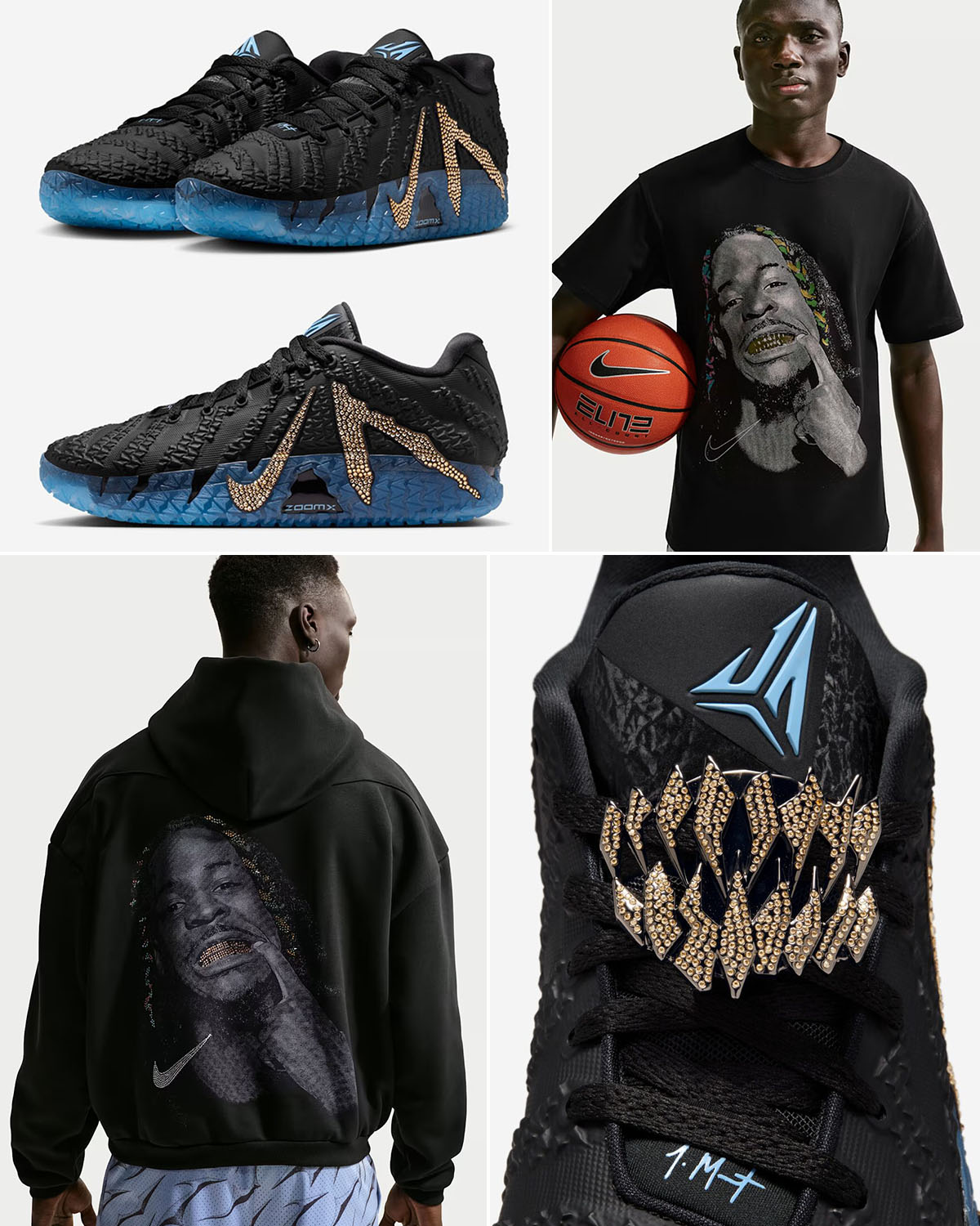 Nike Ja 3 Bling Swarovski Sneakers Outfits