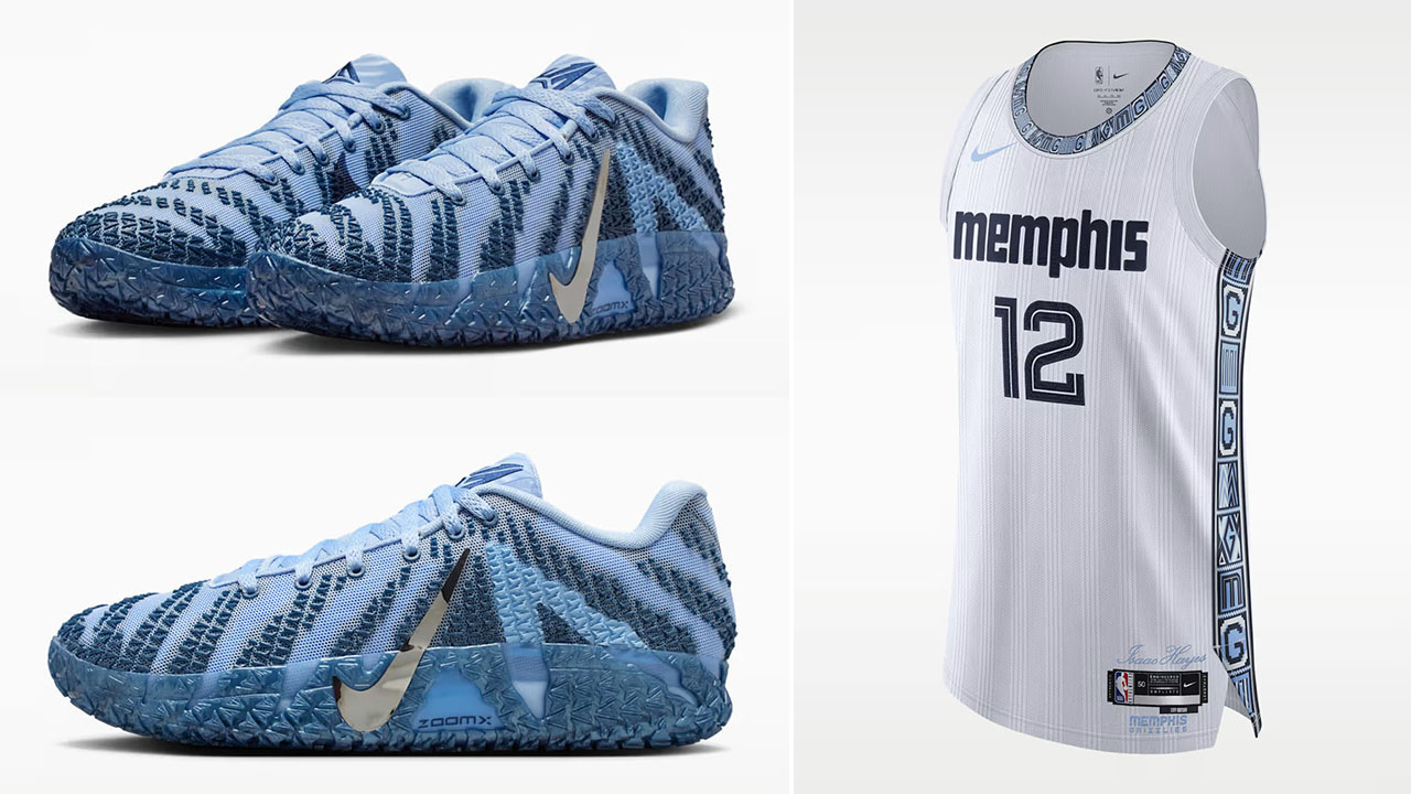 Nike Ja 3 Cobalt Bliss x Ja Morant Grizzlies City Edition Authentic Jersey