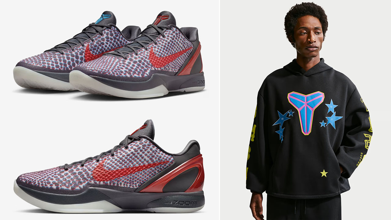 Nike Kobe 6 Protro 3D All Star Black Hoodie