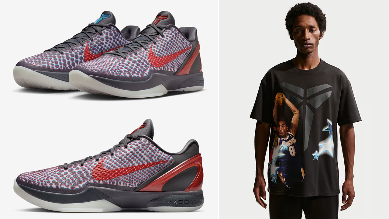 Nike Kobe 6 Protro 3D All Star Black T Shirt