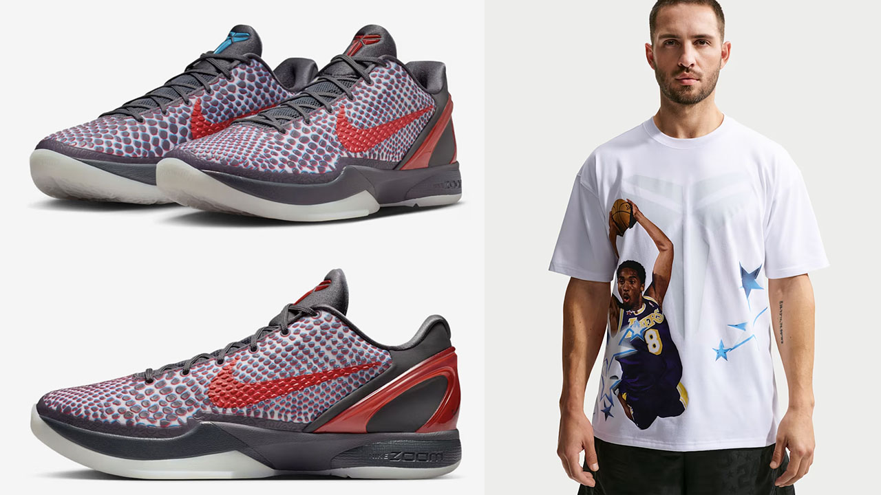 Nike Kobe 6 Protro 3D All Star White T Shirt