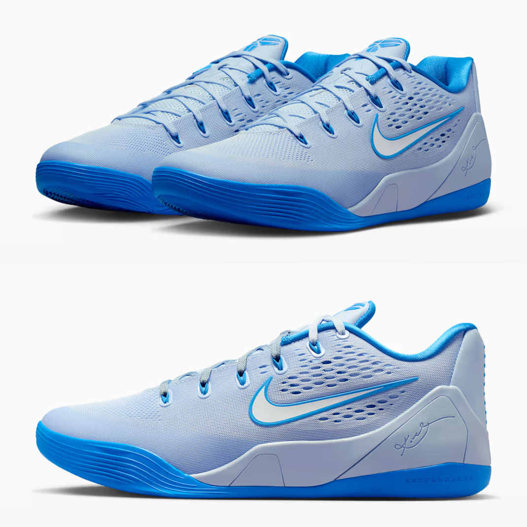 Nike Kobe 9 Elite Low EM Protro Hydrogen Blue Basketball Shoes IH1401-402
