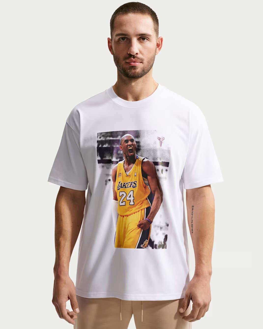 Nike Kobe Photo Graphic Mens T Shirt White