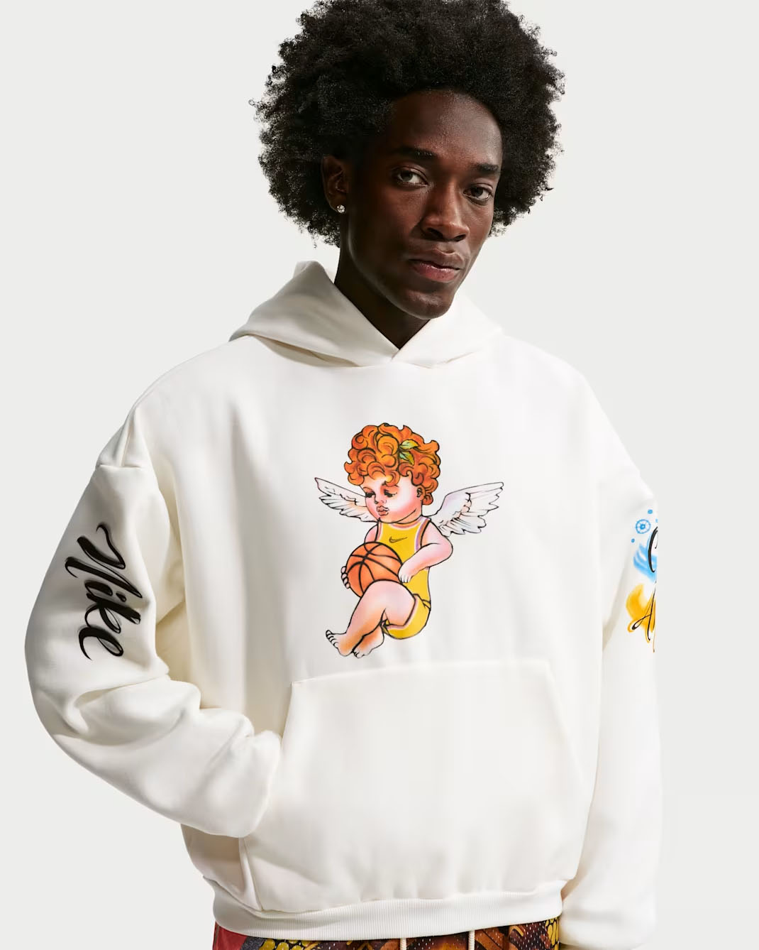 Nike LA City of Angels Standard Issue Basketball Hoodie Sail 1