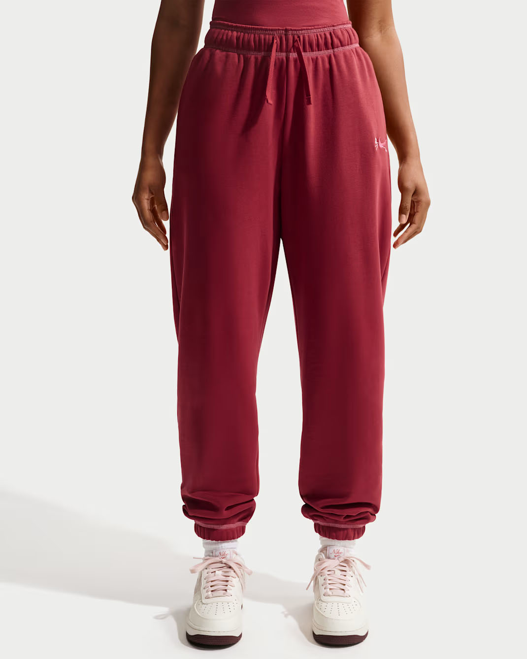Nike Sportswear Valentines Day Love Club Womens Sweatpants Red Team Crimson 1