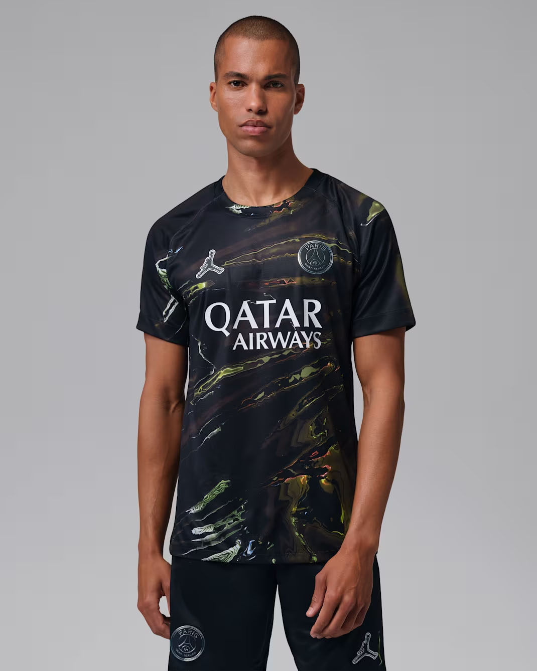 Paris Saint-Germain Jordan Brand 2025:26 Night Edition Stadium Replica Soccer Jersey 1