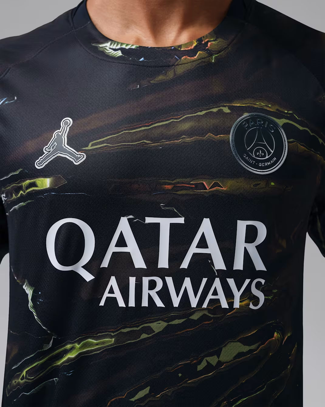 Paris Saint-Germain Jordan Brand 2025:26 Night Edition Stadium Replica Soccer Jersey 3