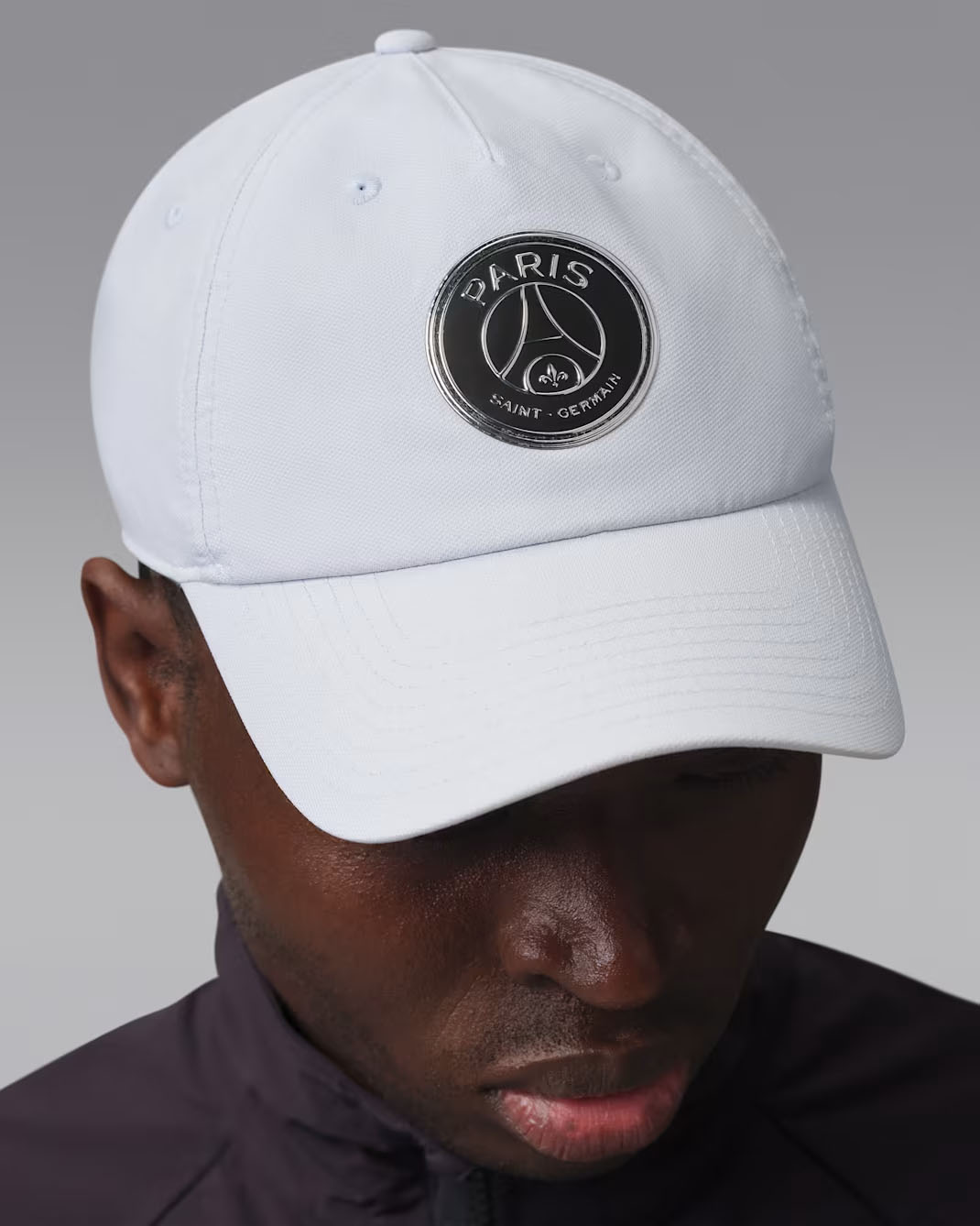 Paris Saint Germain Jordan Club Cap Pure Platinum 3