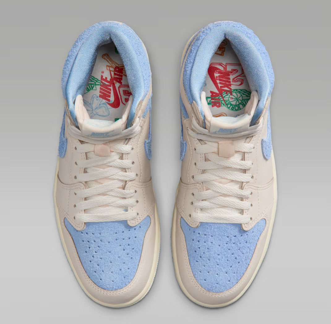Air Jordan 1 High OG Psychic Blue Womens Sneakers 4