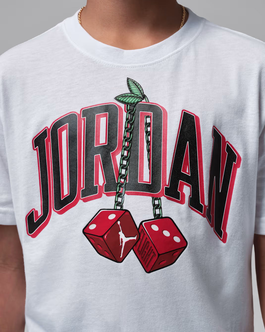 Air Jordan 13 Chicago 2026 Cherry Dice Big Kids T Shirt 2