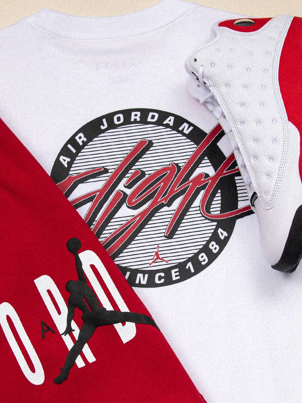 Air Jordan 13 Chicago Cherry 2026 Shirt Shorts Outfit at Champs Sports 1