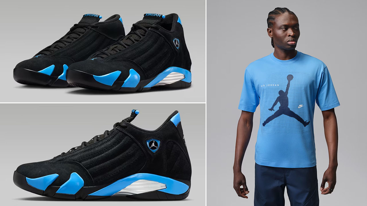 Air Jordan 14 University Blue 2026 x Jordan Men's Jumpman Graphic T-Shirt